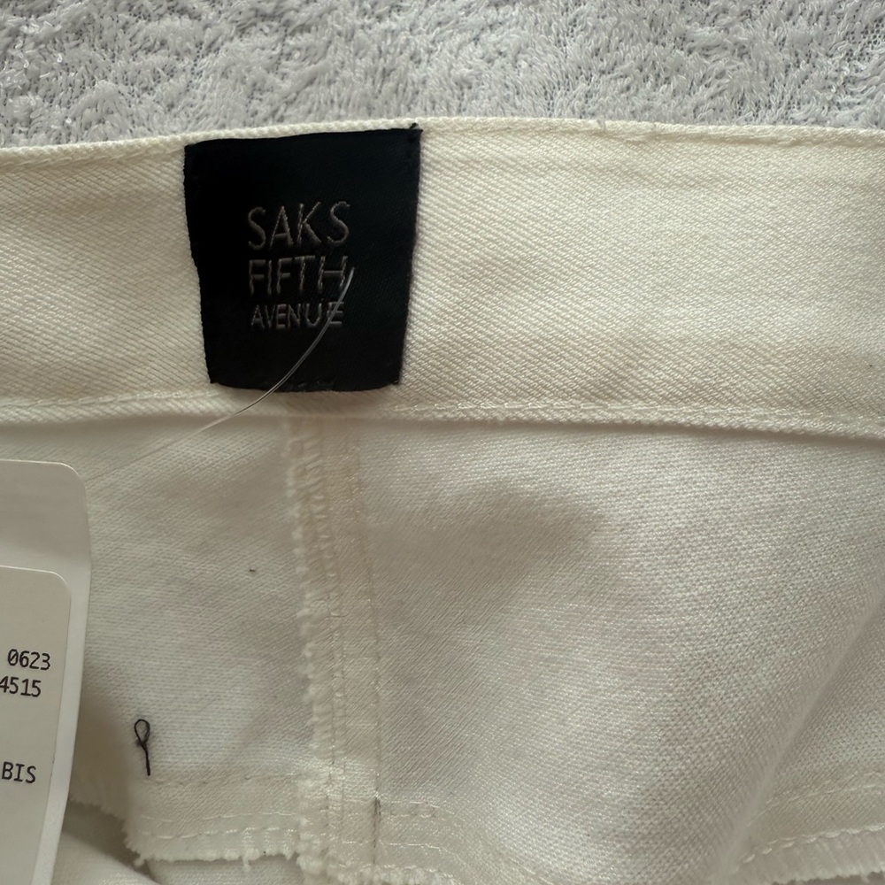 Saks Fifth Avenue Women's Cream Jeans